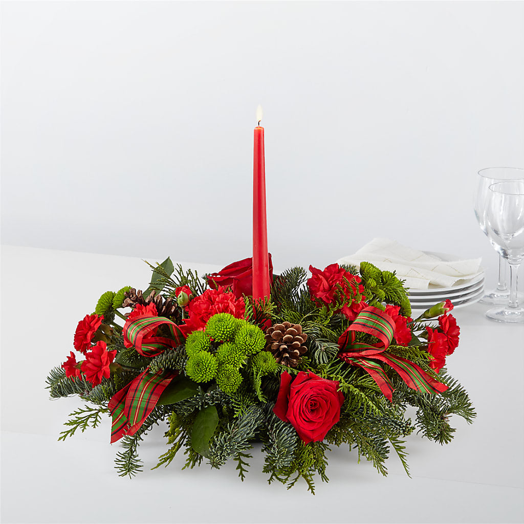 By the Candlelight Centerpiece – RUSSELL'S FLOWER SHOP, Hamilton ON