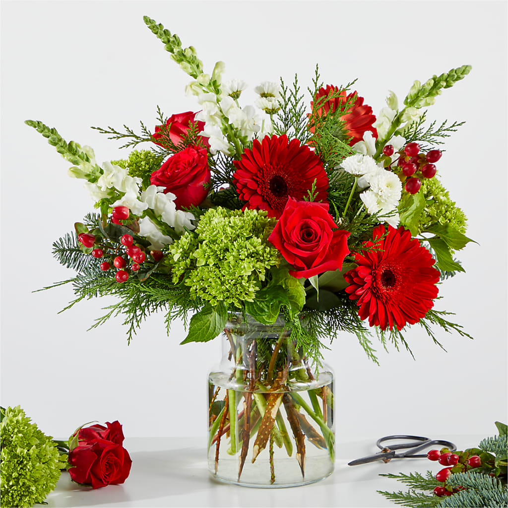 Merry Moment Bouquet – A Florist Original – RUSSELL'S FLOWER SHOP, Hamilton ON