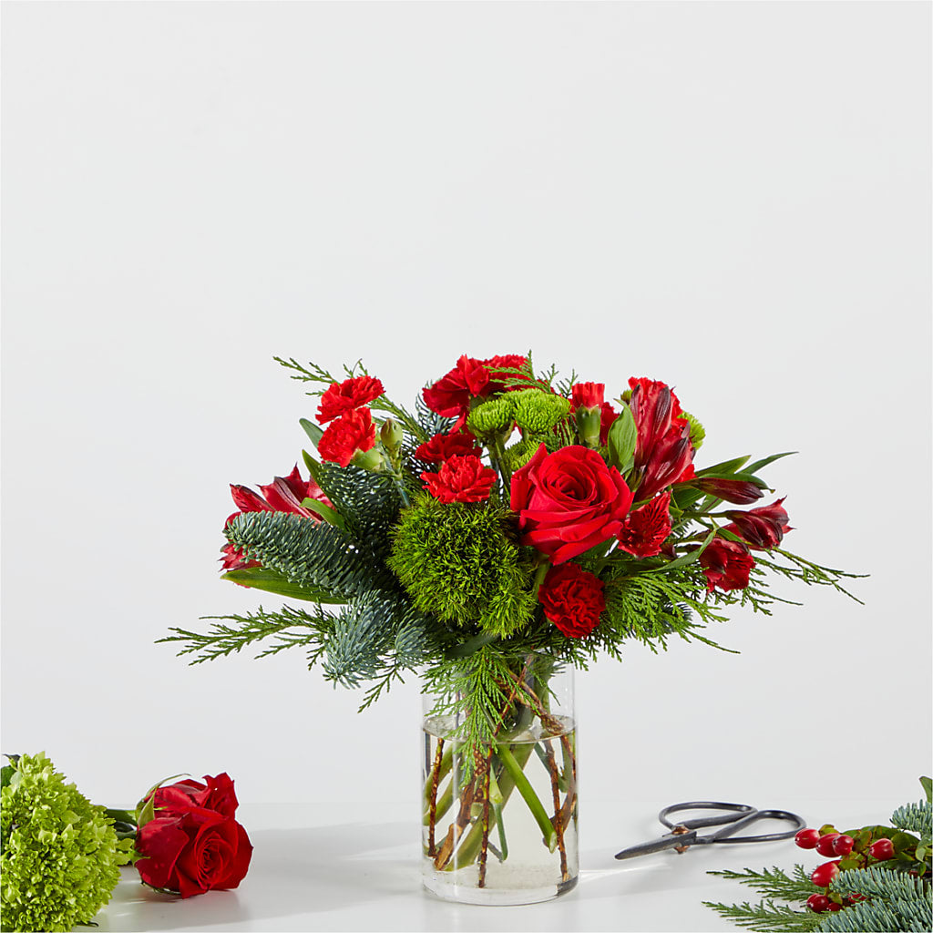 Merry Moment Bouquet – A Florist Original – RUSSELL'S FLOWER SHOP, Hamilton ON