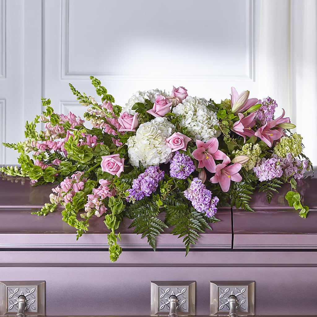 Life's Gratitude Casket Spray – RUSSELL'S FLOWER SHOP, Hamilton ON