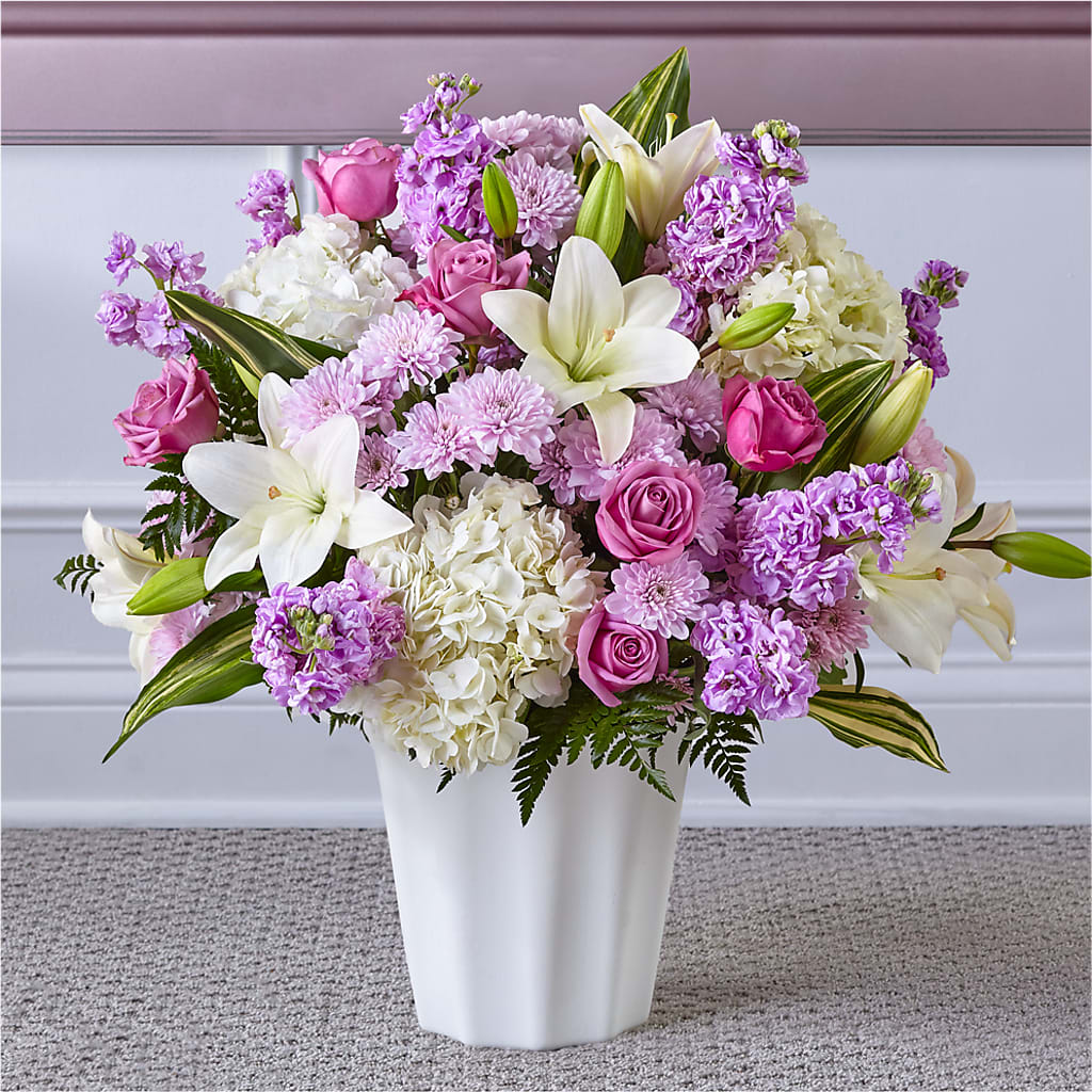Heaven Sent Floor Basket – RUSSELL'S FLOWER SHOP, Hamilton ON