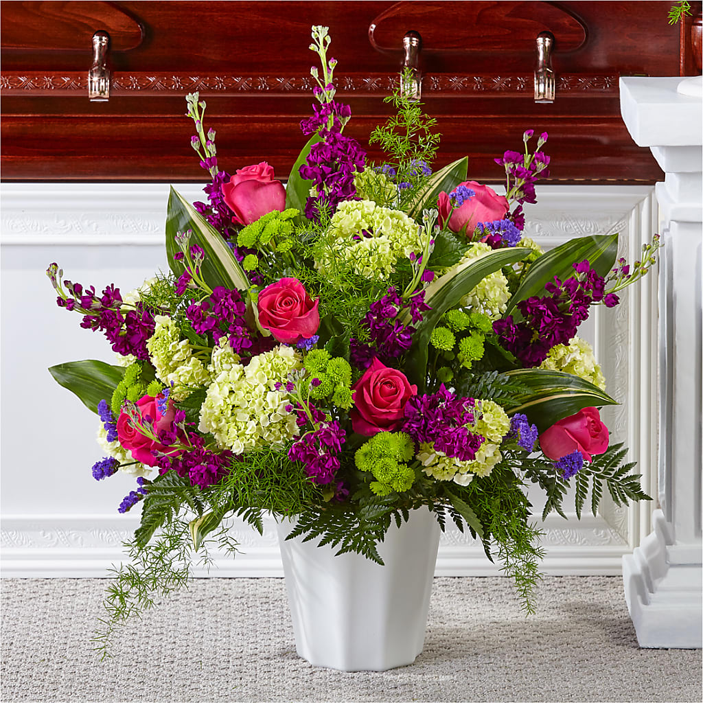 Beautiful Horizons Floor Basket – RUSSELL'S FLOWER SHOP, Hamilton ON