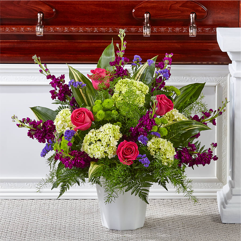 Beautiful Horizons Floor Basket – RUSSELL'S FLOWER SHOP, Hamilton ON