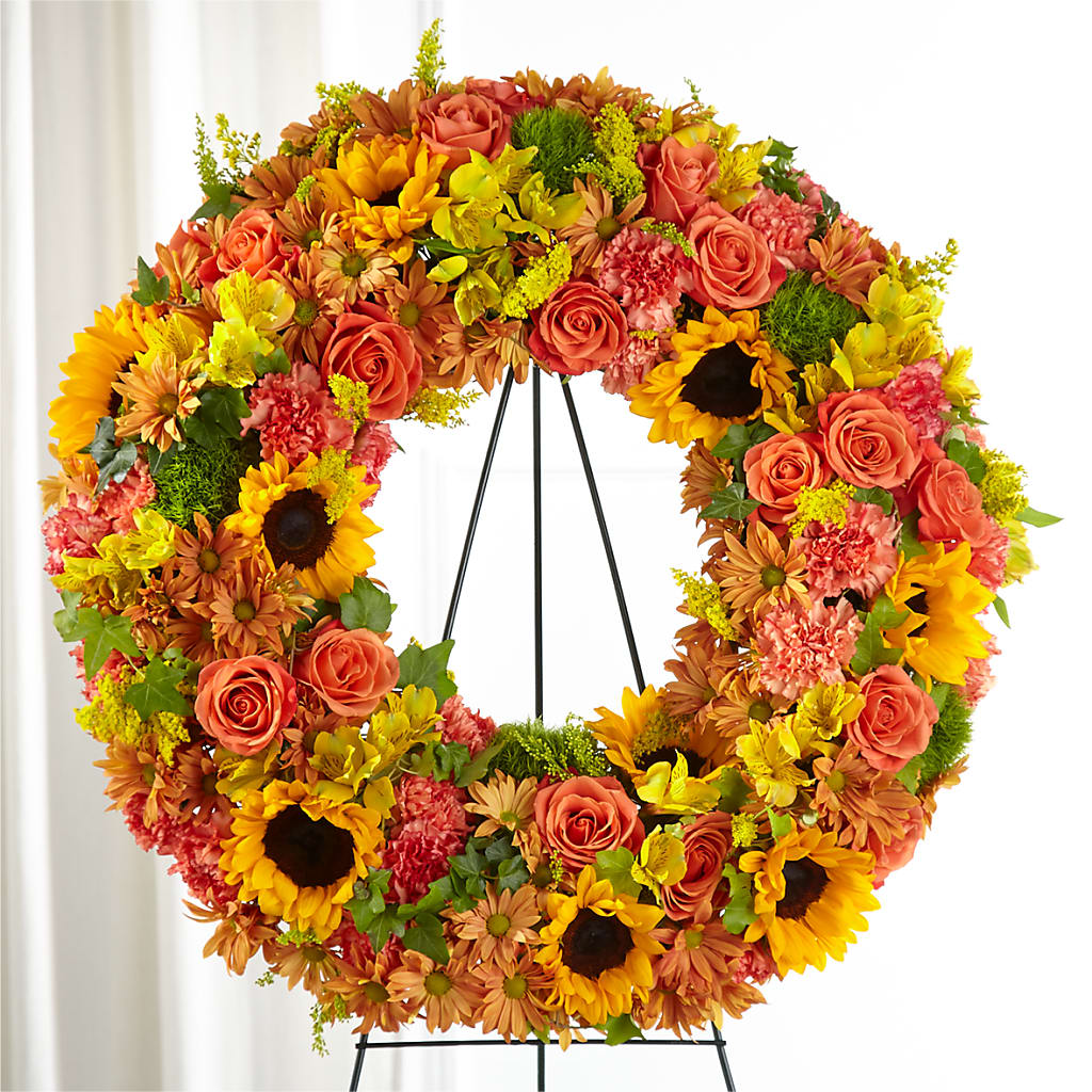 Autumnal Memories Wreath (Standard) – RUSSELL'S FLOWER SHOP, Hamilton ON