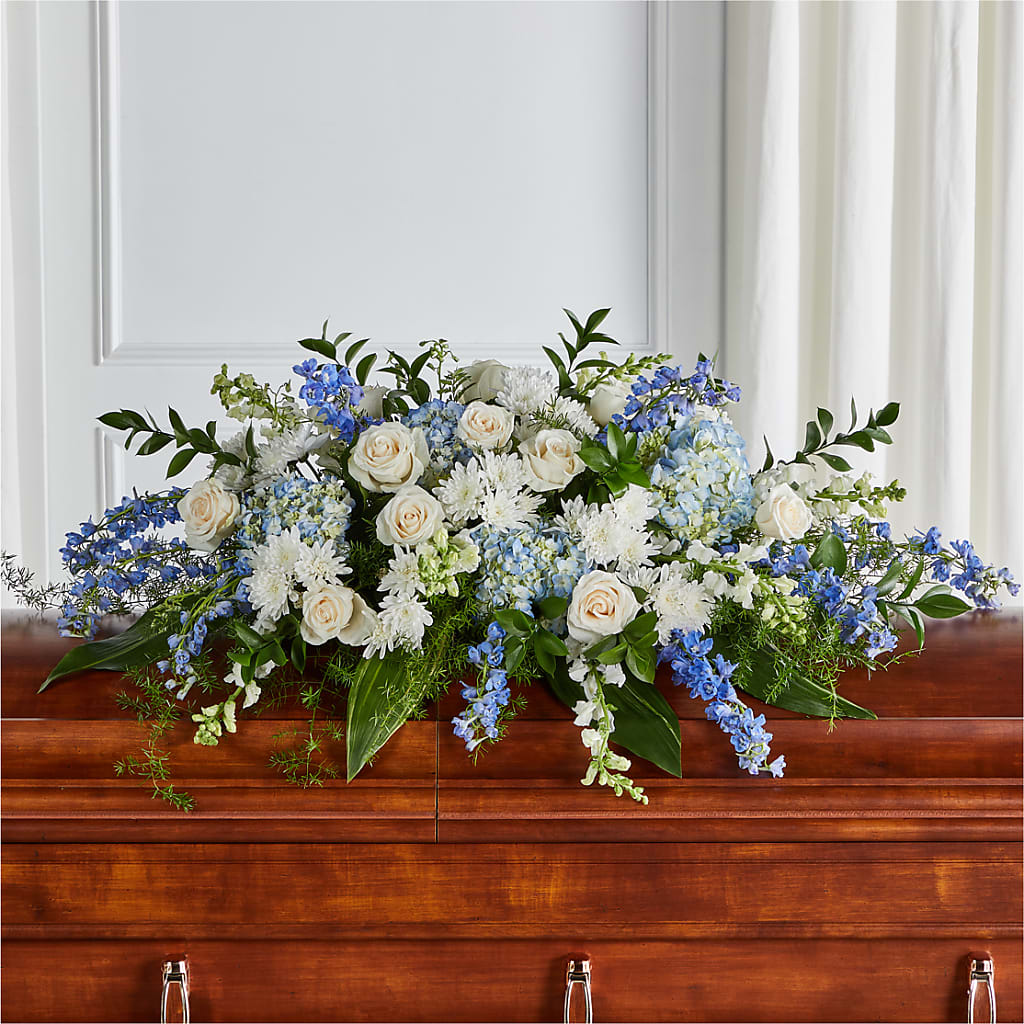Timeless Essence Casket Spray – RUSSELL'S FLOWER SHOP, Hamilton ON