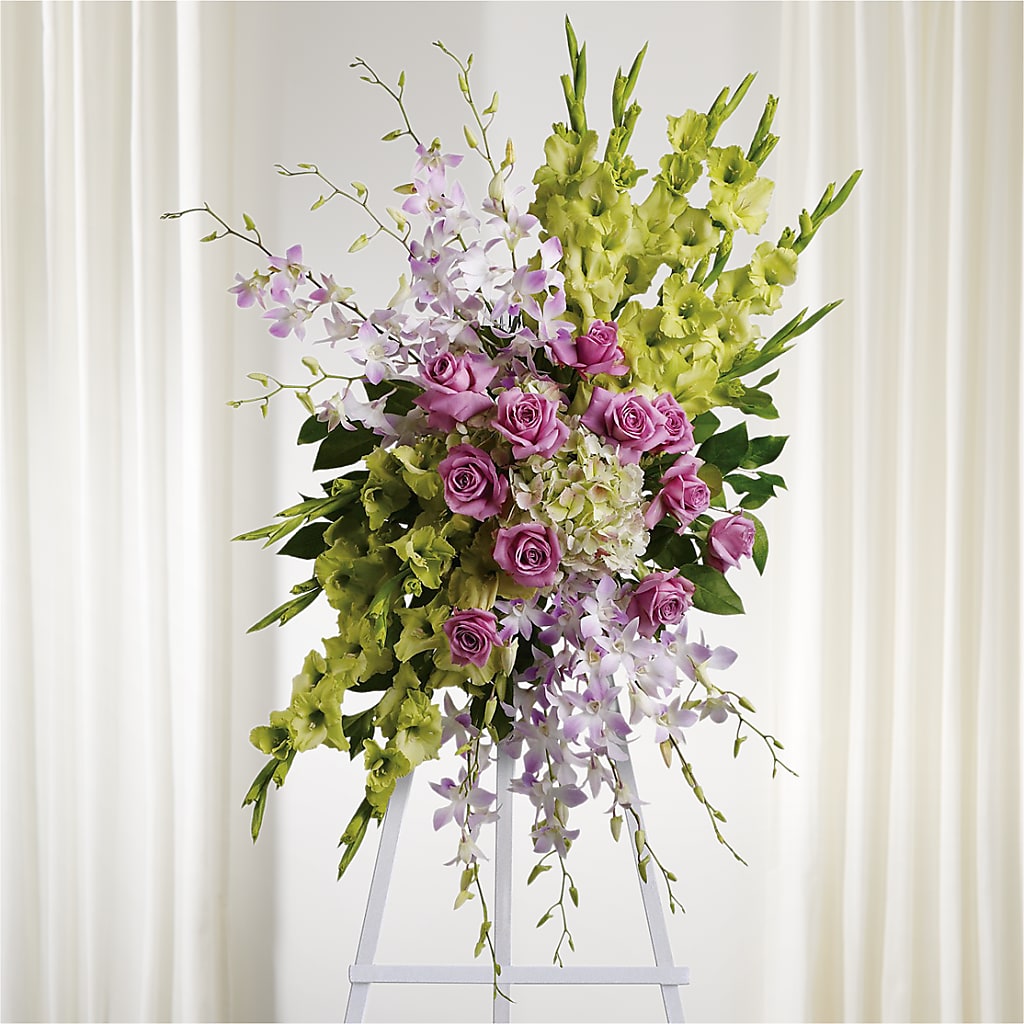 Lasting Legacy Standing Spray – RUSSELL'S FLOWER SHOP, Hamilton ON