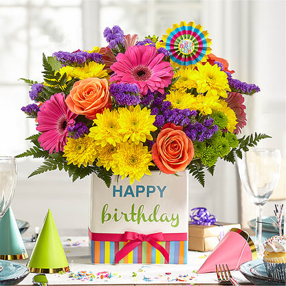Birthday Brights Bouquet – RUSSELL'S FLOWER SHOP, Hamilton ON