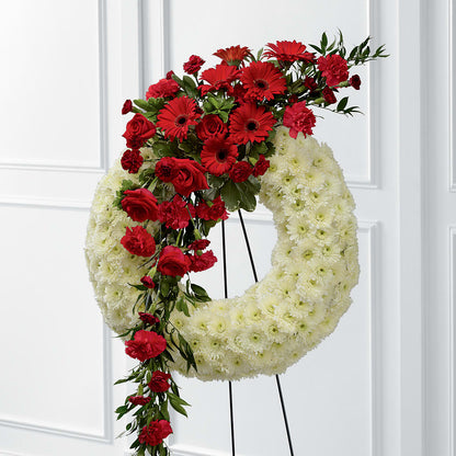 Graceful Tribute Wreath – RUSSELL'S FLOWER SHOP, Hamilton ON