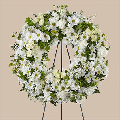 Faithful Wishes Wreath – RUSSELL'S FLOWER SHOP, Hamilton ON