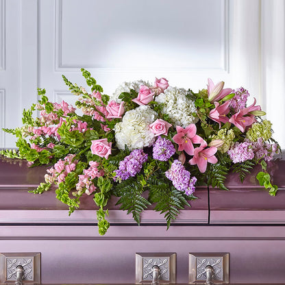 Life's Gratitude Casket Spray – RUSSELL'S FLOWER SHOP, Hamilton ON