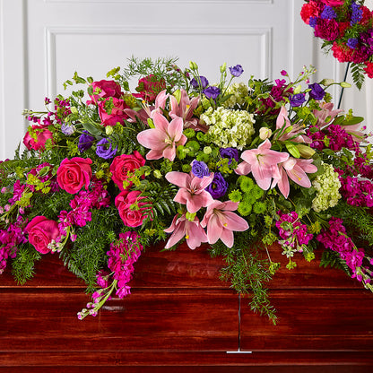 Radiant Tribute Casket Spray – RUSSELL'S FLOWER SHOP, Hamilton ON