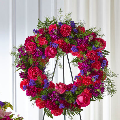 Calming Colors Wreath – RUSSELL'S FLOWER SHOP, Hamilton ON