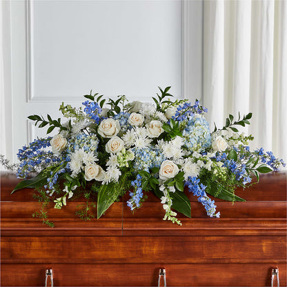 Timeless Essence Casket Spray – RUSSELL'S FLOWER SHOP, Hamilton ON